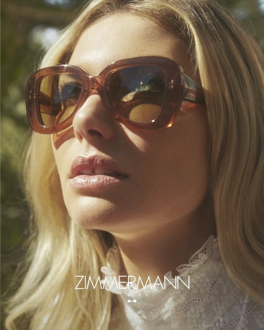 ZIMMERMAN Juno Handcrafted RARE D-frame Acetate Sunglasses